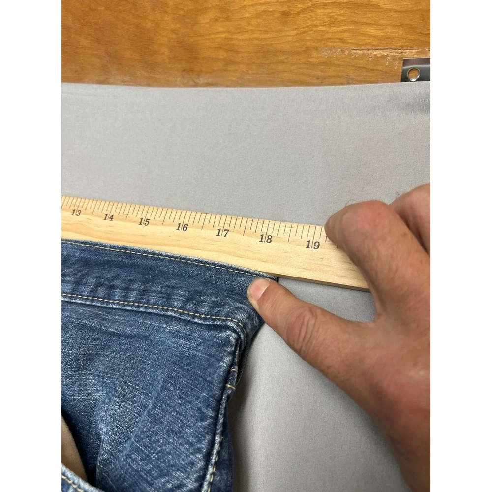 Vintage 501 Original Fit Mens Blue Denim Jeans Straight Leg W38 L32 Medium Wash